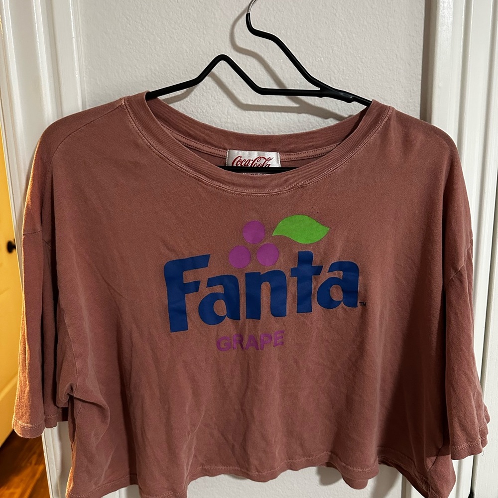 Wildfox Coca-Cola Graphic Tee in Brown and Green